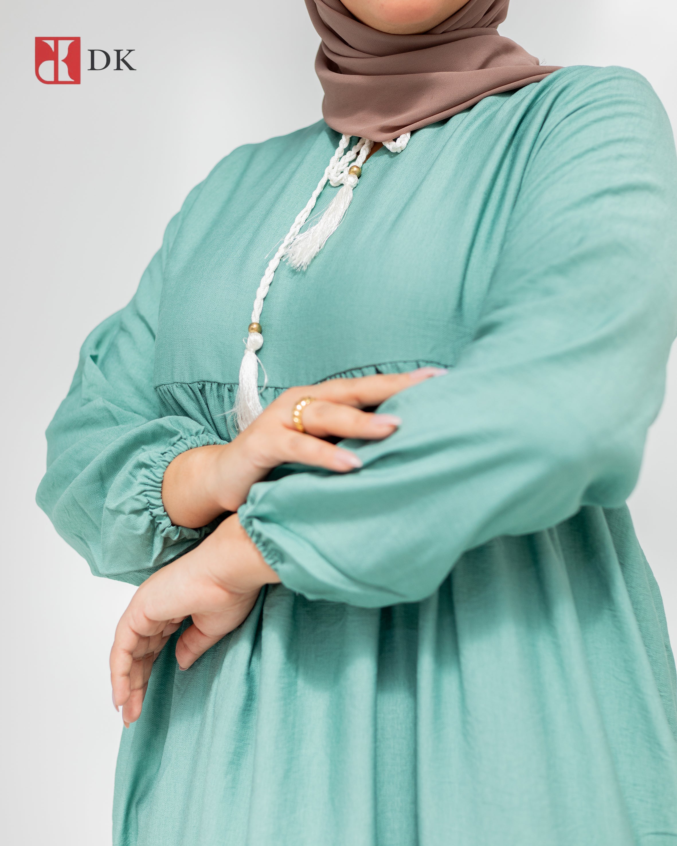 Elegant linen dress