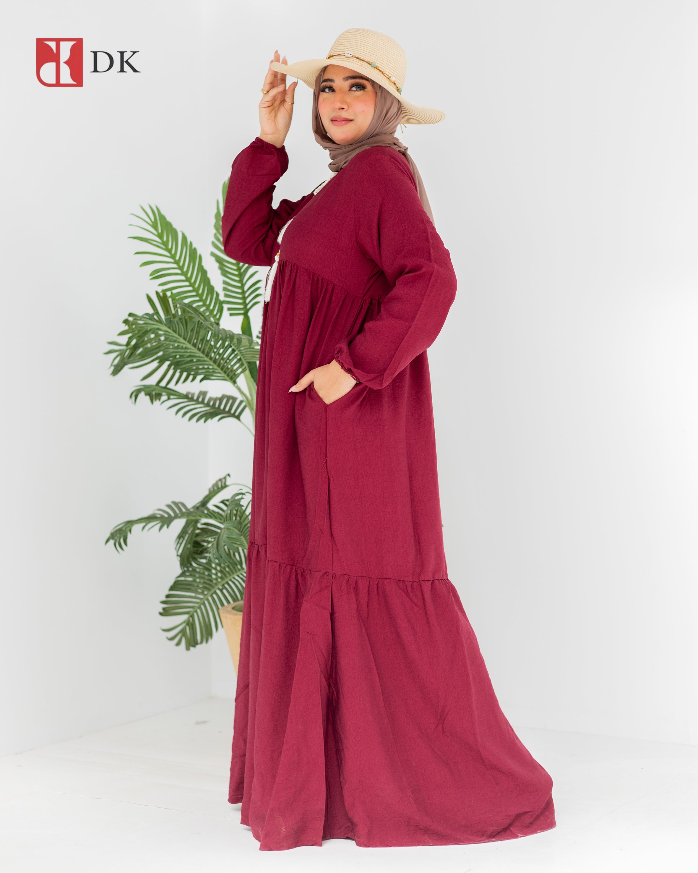 Elegant linen dress