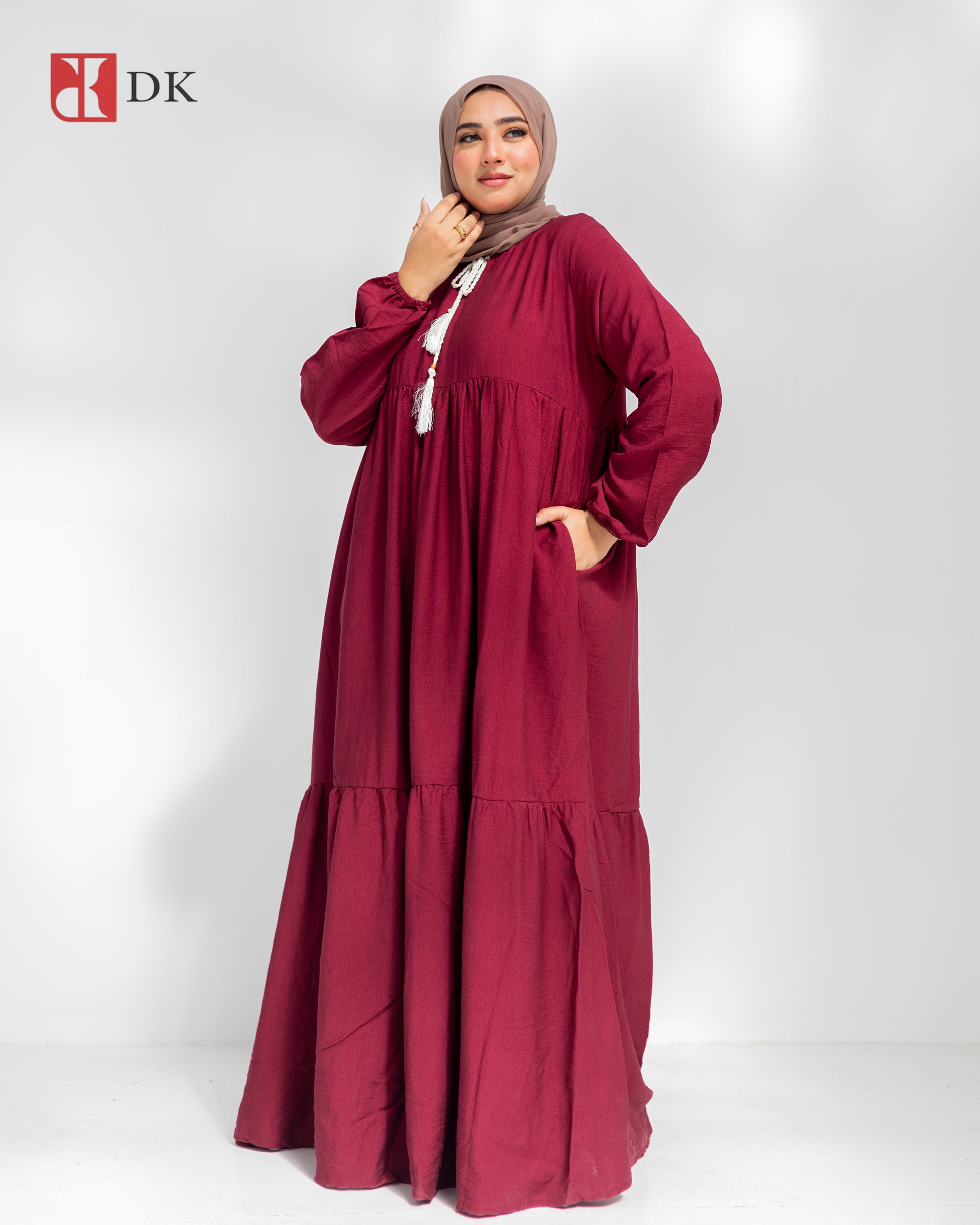 Elegant linen dress