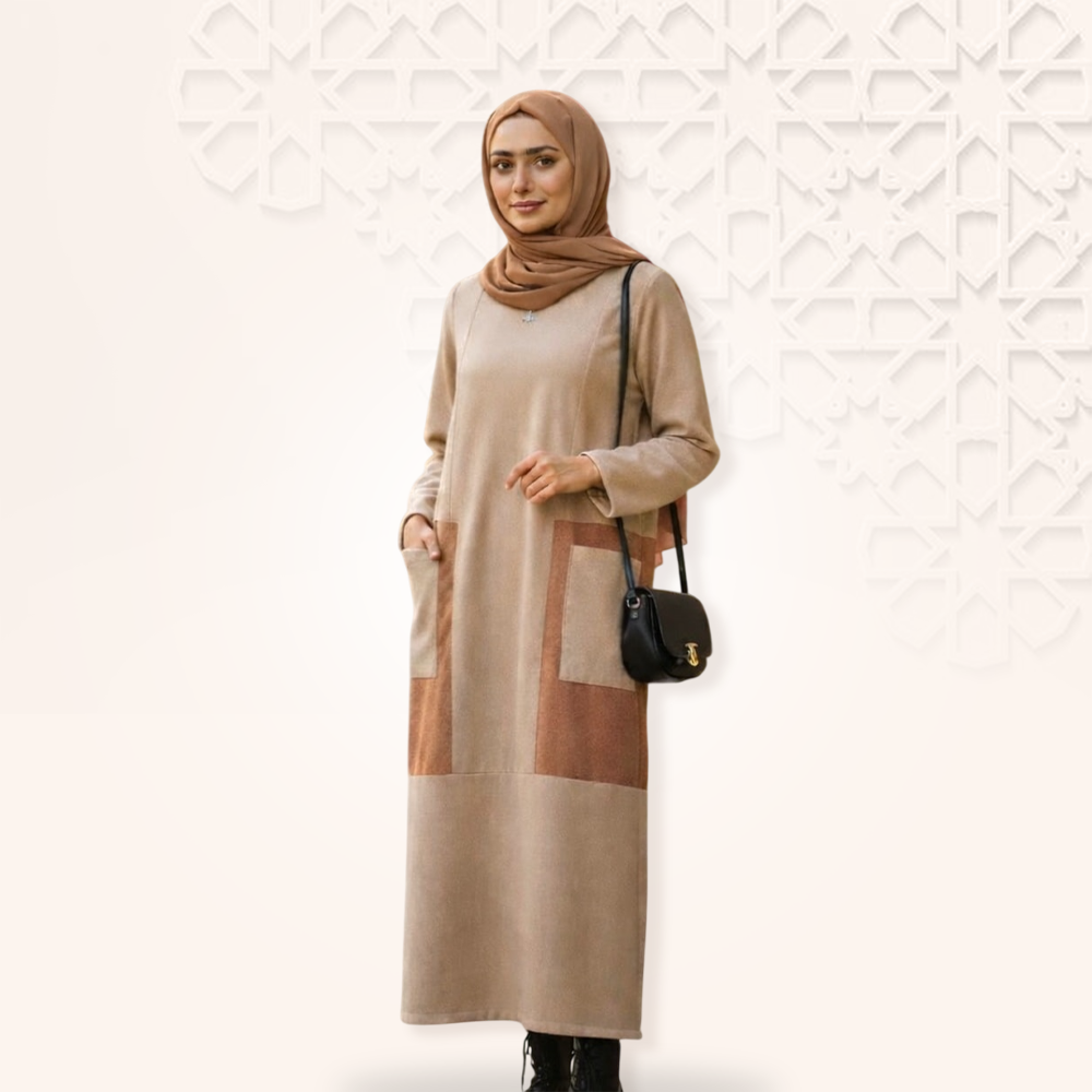 Wool Mini Casual Dress