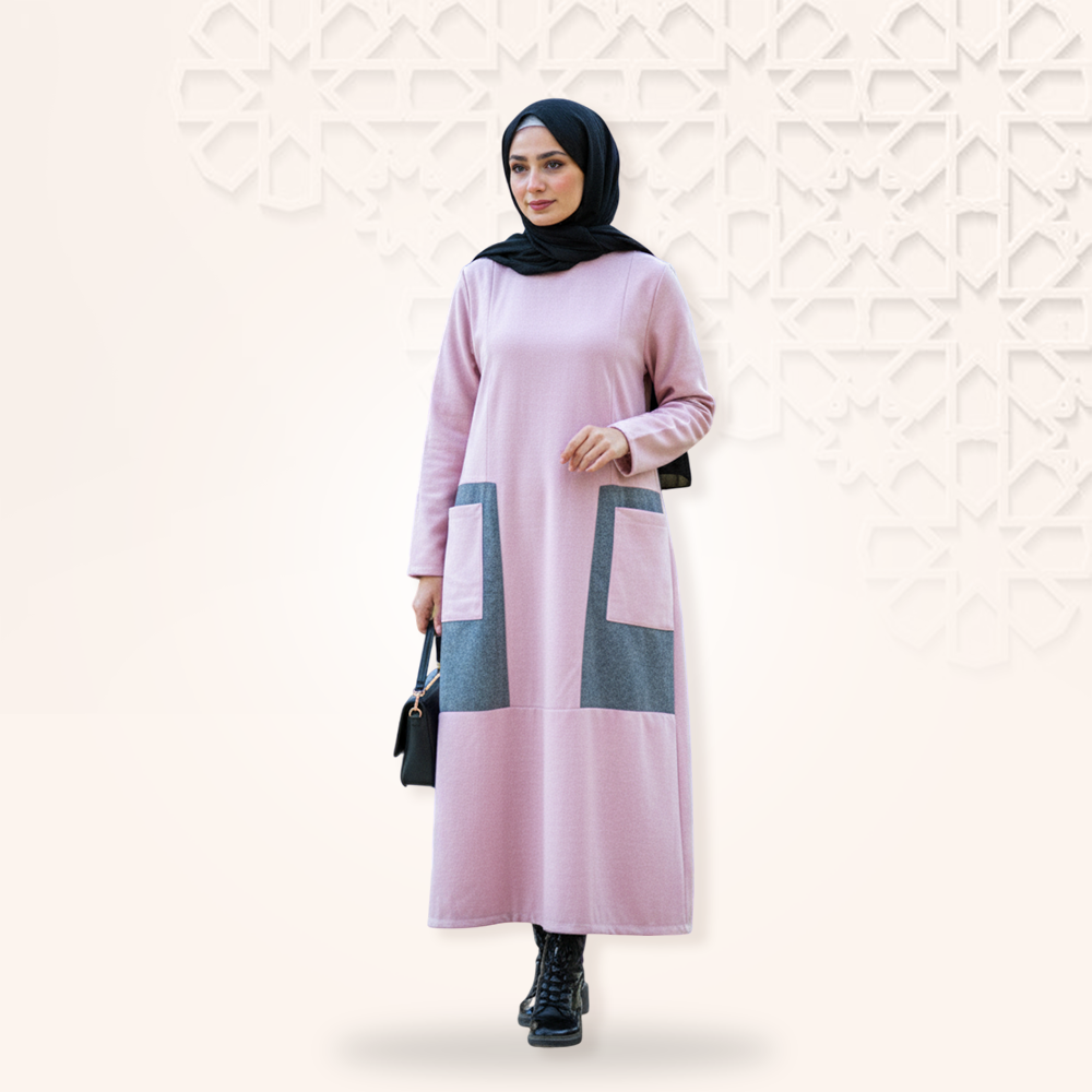 Wool Mini Casual Dress