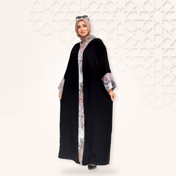 Casual Black Abaya