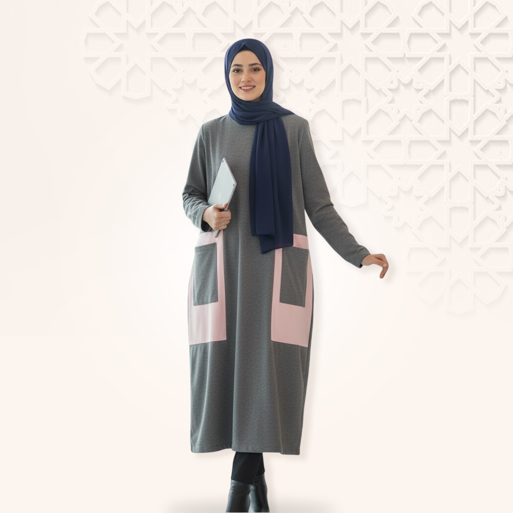 Wool Mini Casual Dress