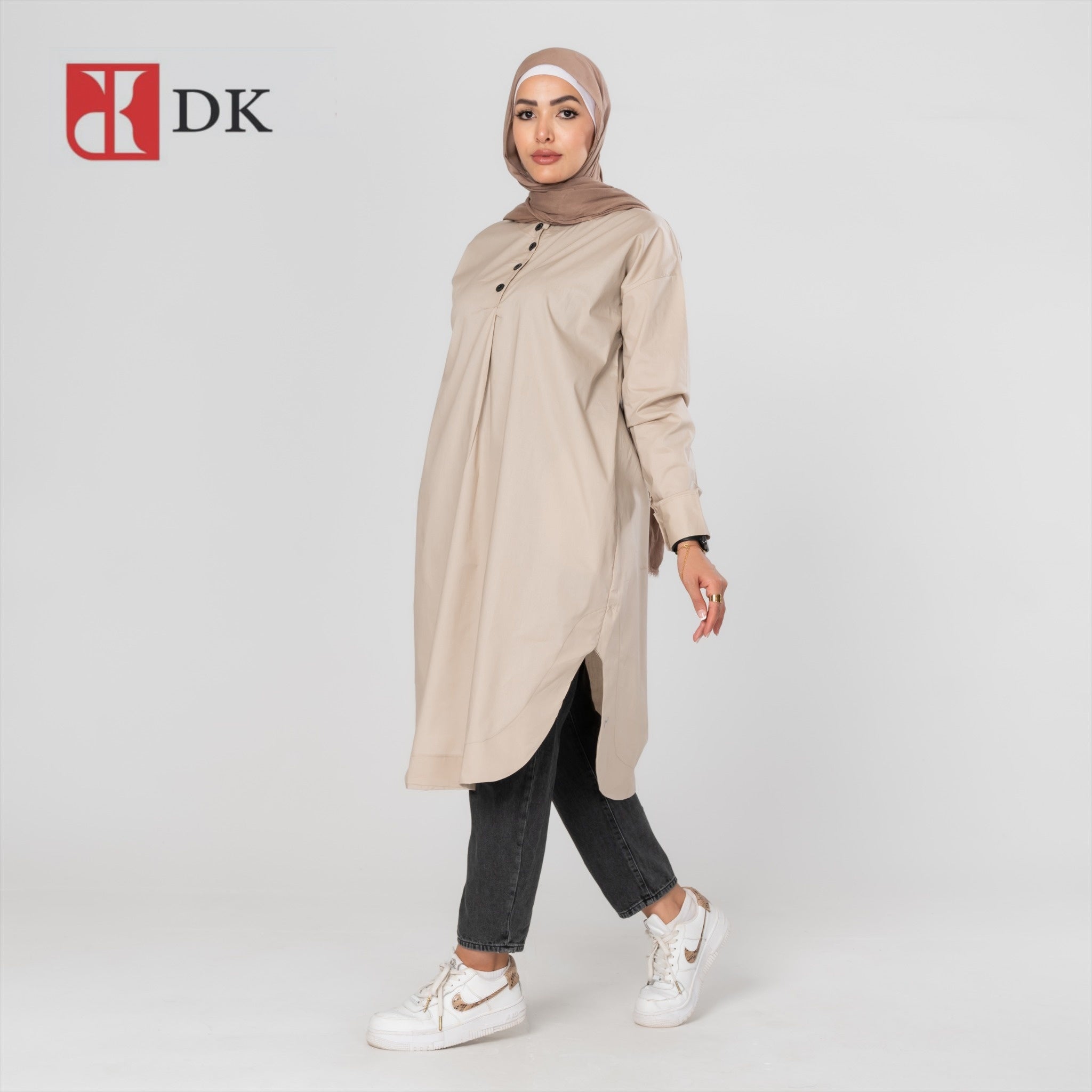 Dk Long Sleeved Poplin Chemise
