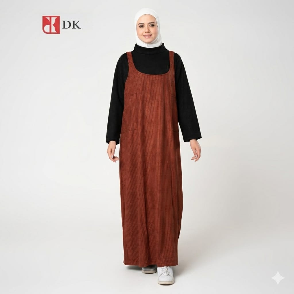 Sleeved Maxi Velor Suede Dress One Piece