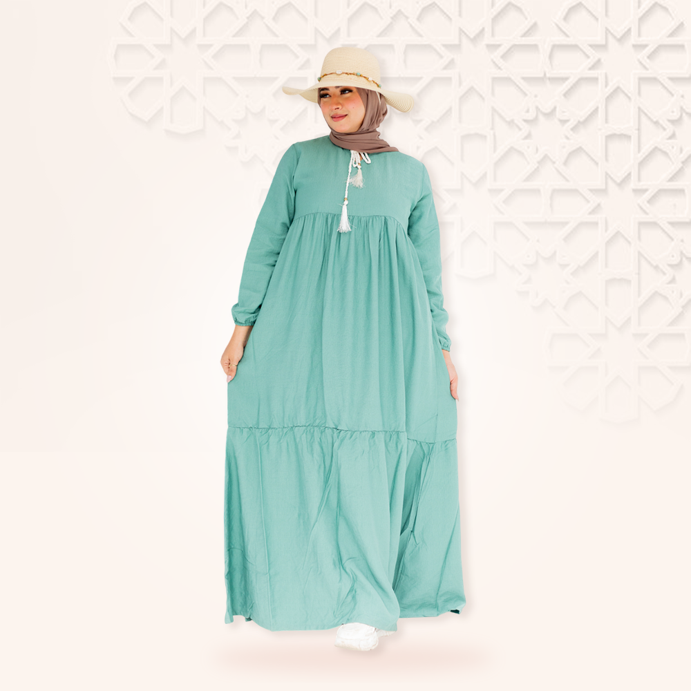 Elegant linen dress